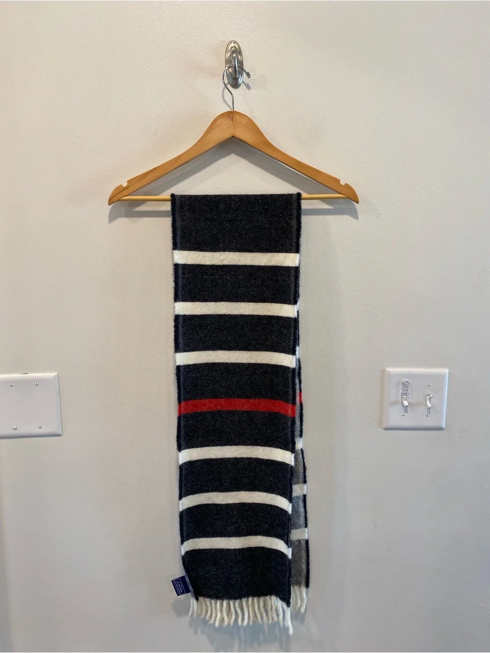 Fairbault woolen mill Co 100% pure wool scarf heritage fisherman outdoors